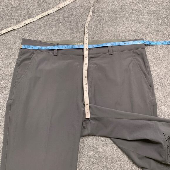 Nike Golf Pants Mens 36 Grey Tour Performance Dri Fit Straight Leg Stretch - Picture 4 of 12